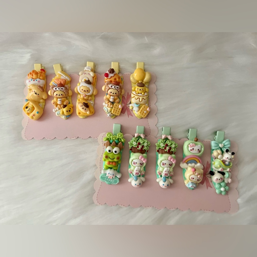 Kawaii Sanrio hair clips